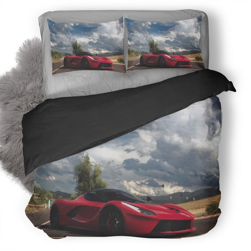 Forza Horizon Ferrari 3D Customized Duvet Cover Bedding Set