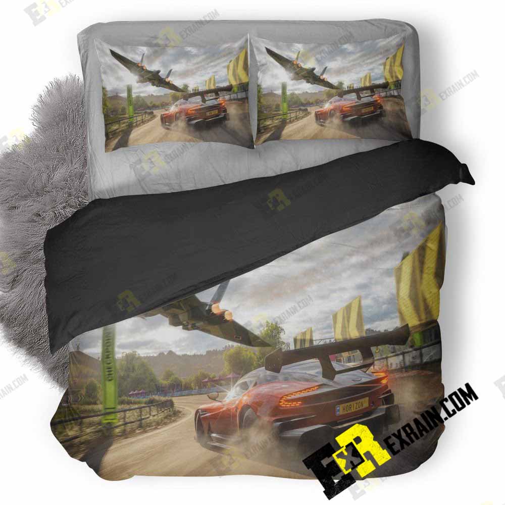 Forza Horizon Game Chase Vi 3D Customized Duvet Cover Bedding Set