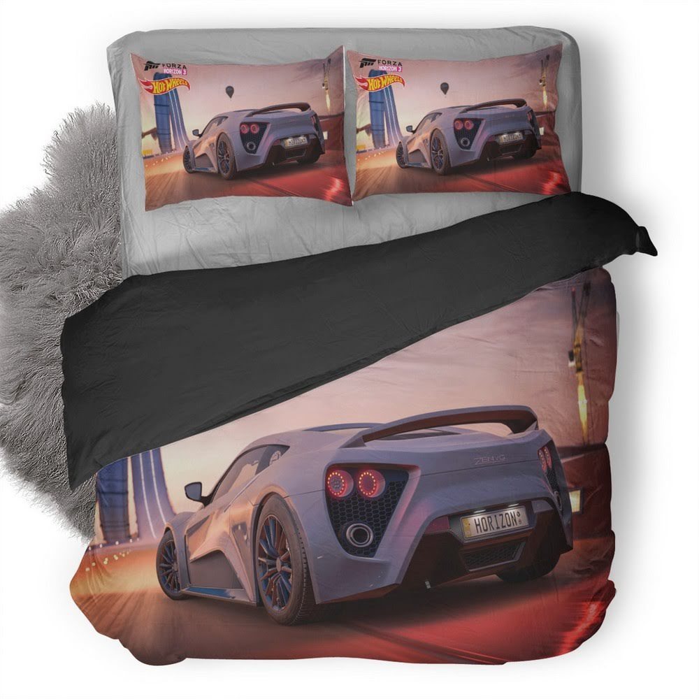 Forza Horizon Hot Wheels 3D Customized Duvet Cover Bedding Set