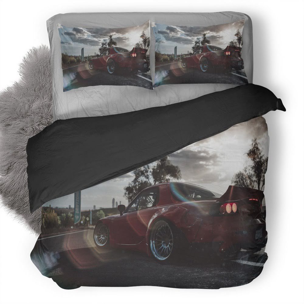 Forza Horizon Mazda Rx7 3D Customized Duvet Cover Bedding Set