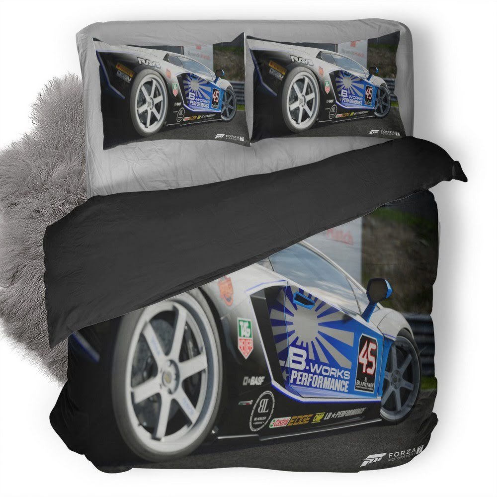 Forza Motorsport Lamborghini Aventador 3D Customized Duvet Cover Bedding Set