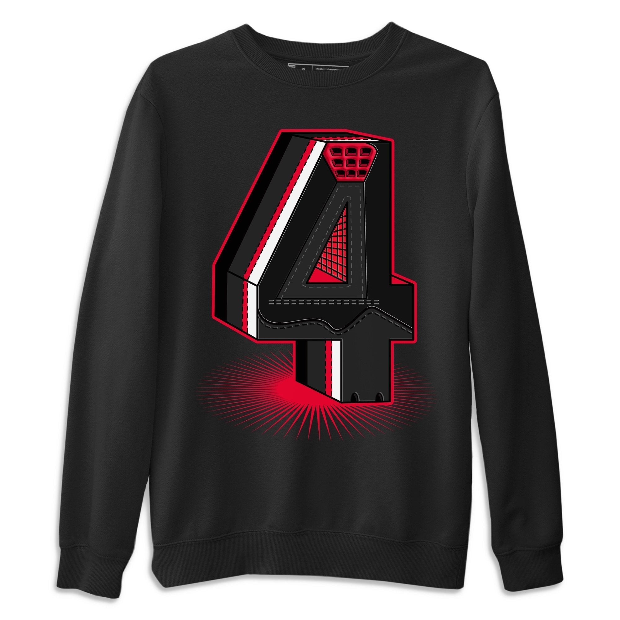 Four Statue Unisex Sweater – Air Jordan 4 Red Thunder, Sneakers Matching Sweater