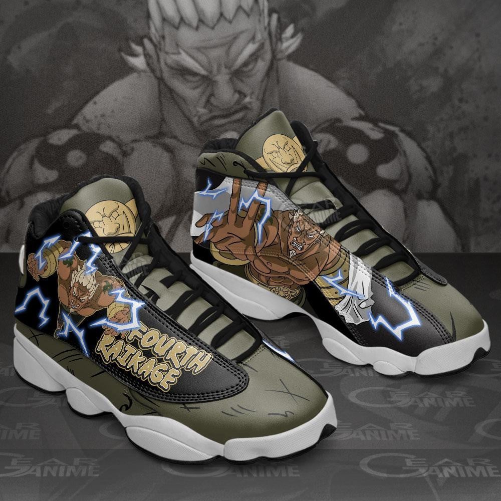 Fourth Raikage JD13 Sneakers Custom Anime Shoes