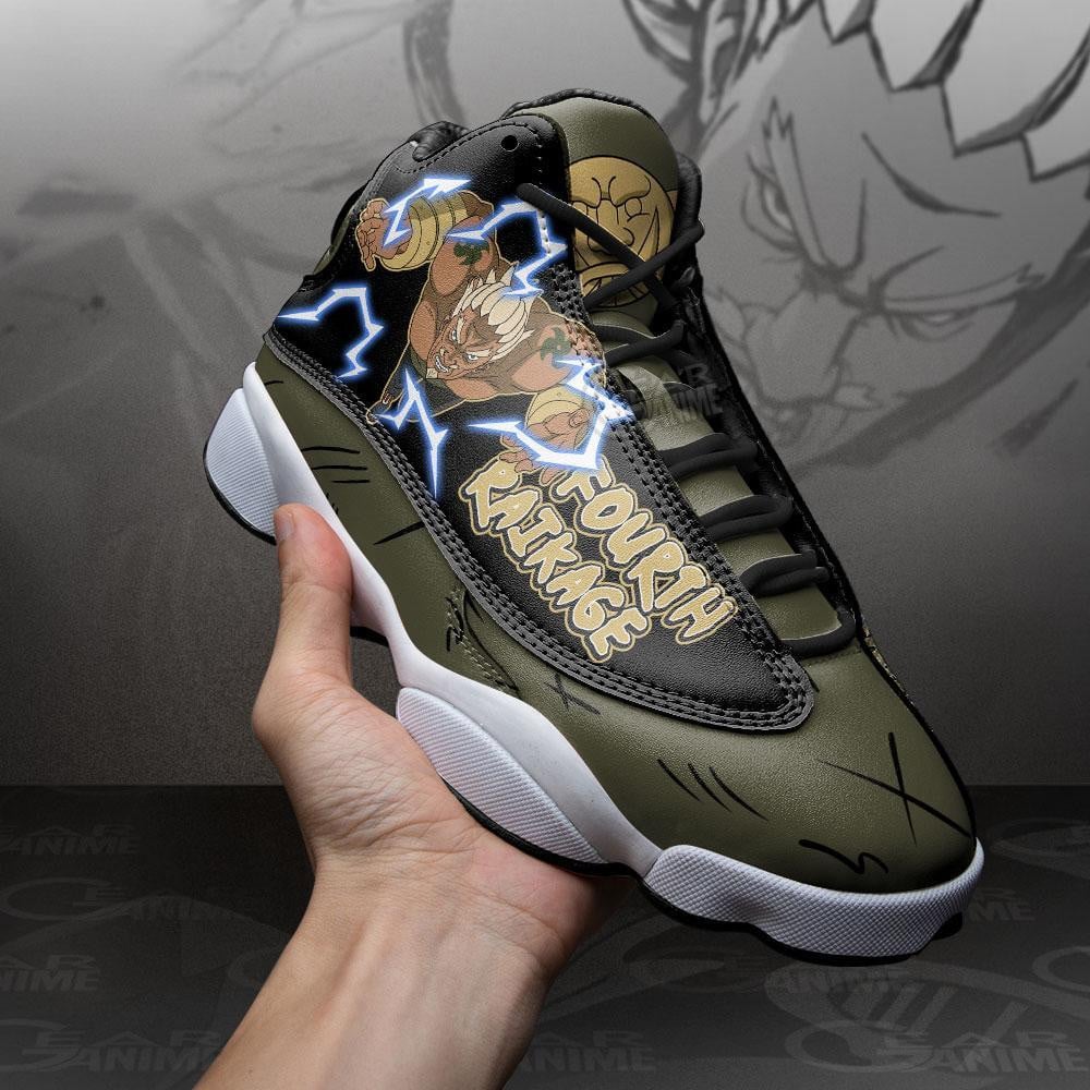 Fourth Raikage JD13 Sneakers Custom Anime Shoes