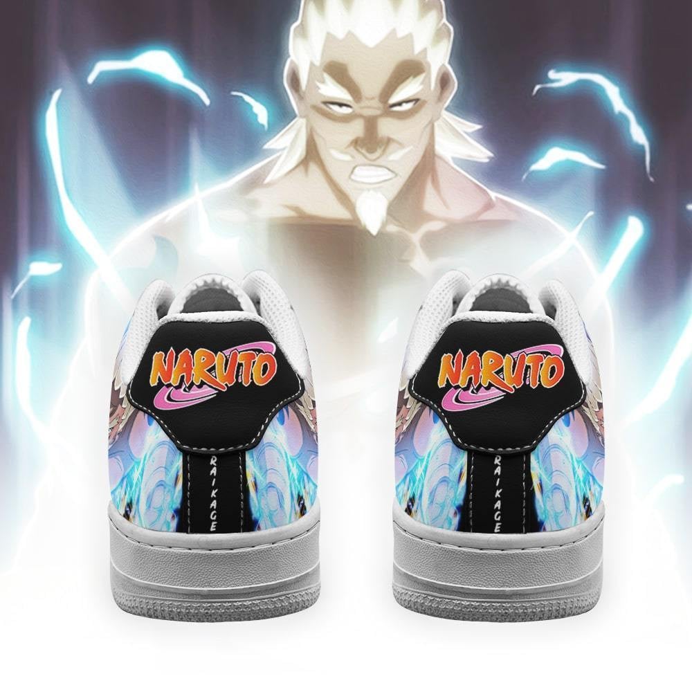 Fourth Raikage Sneakers Custom NRT Anime Shoes Leather