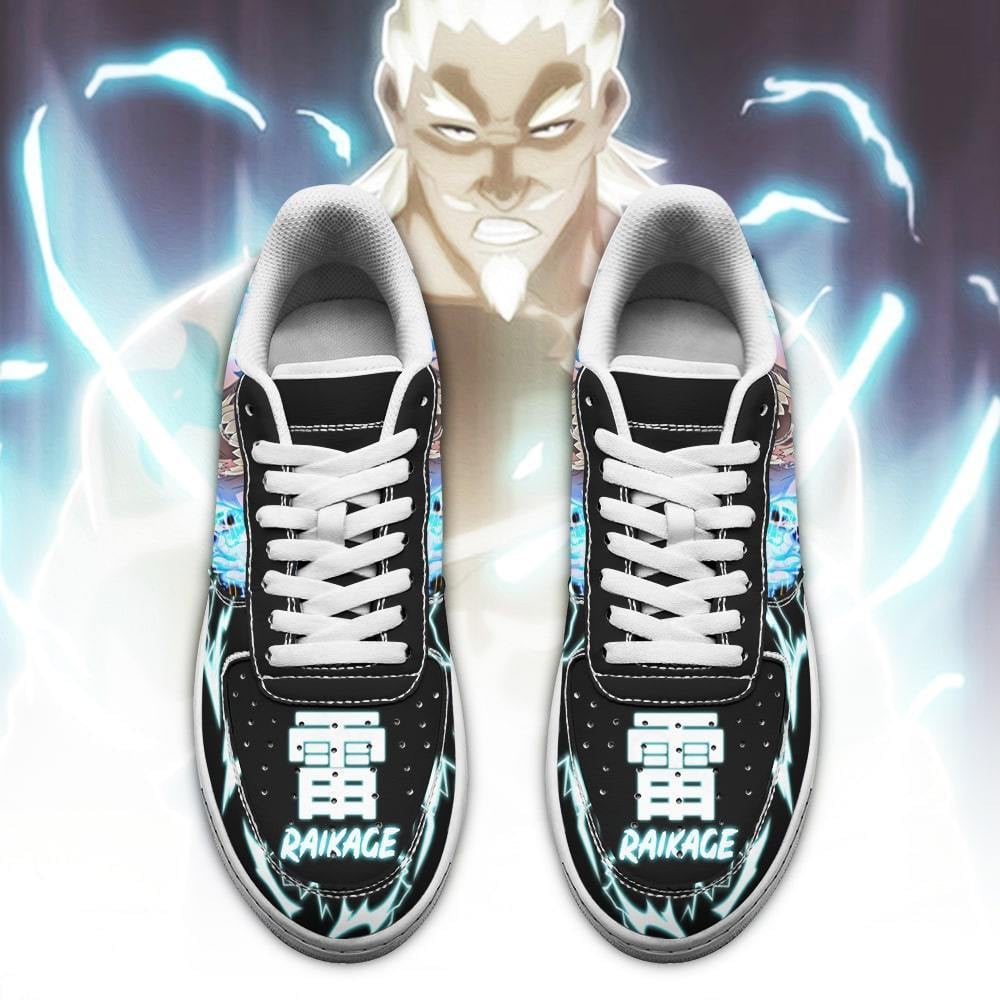 Fourth Raikage Sneakers Custom NRT Anime Shoes Leather