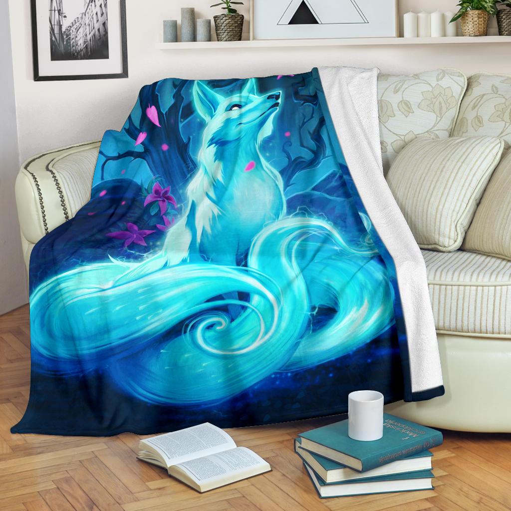 Fox Sherpa Blanket Cozy Blanket Fleece Blanket