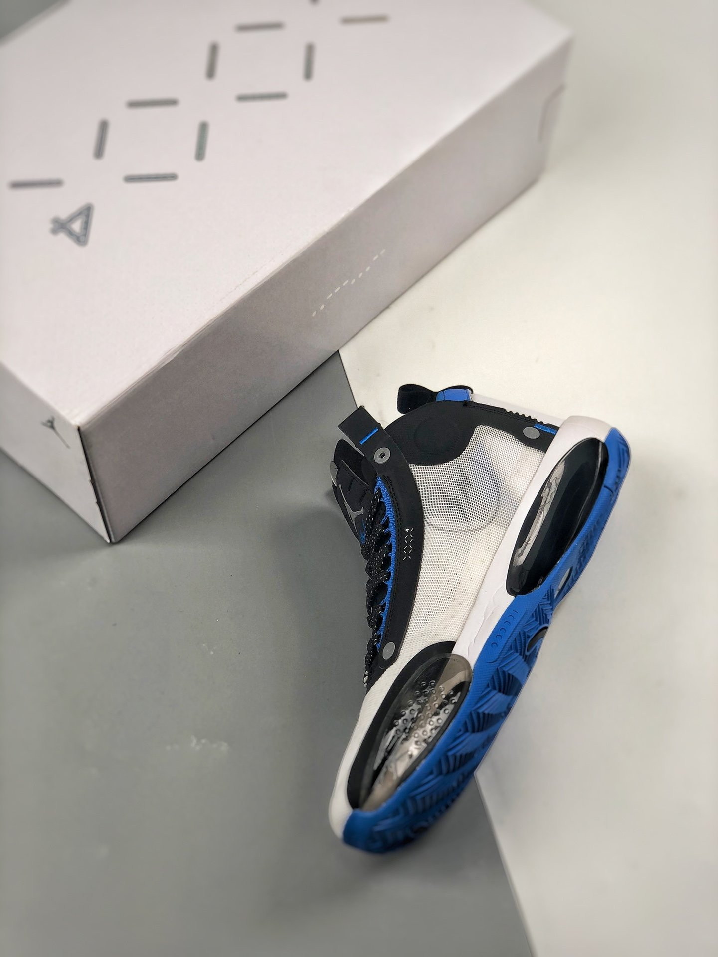 Fragment x Air Jordan 34 White/Royal Blue On Sale