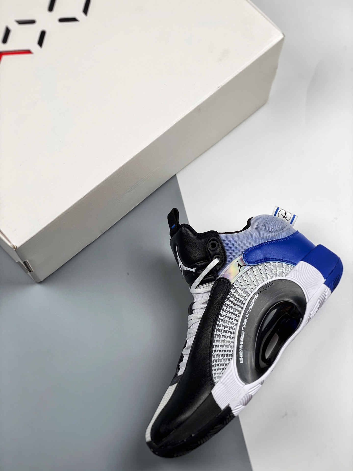 Fragment x Air Jordan 35 White/Black-Sport Blue For Sale