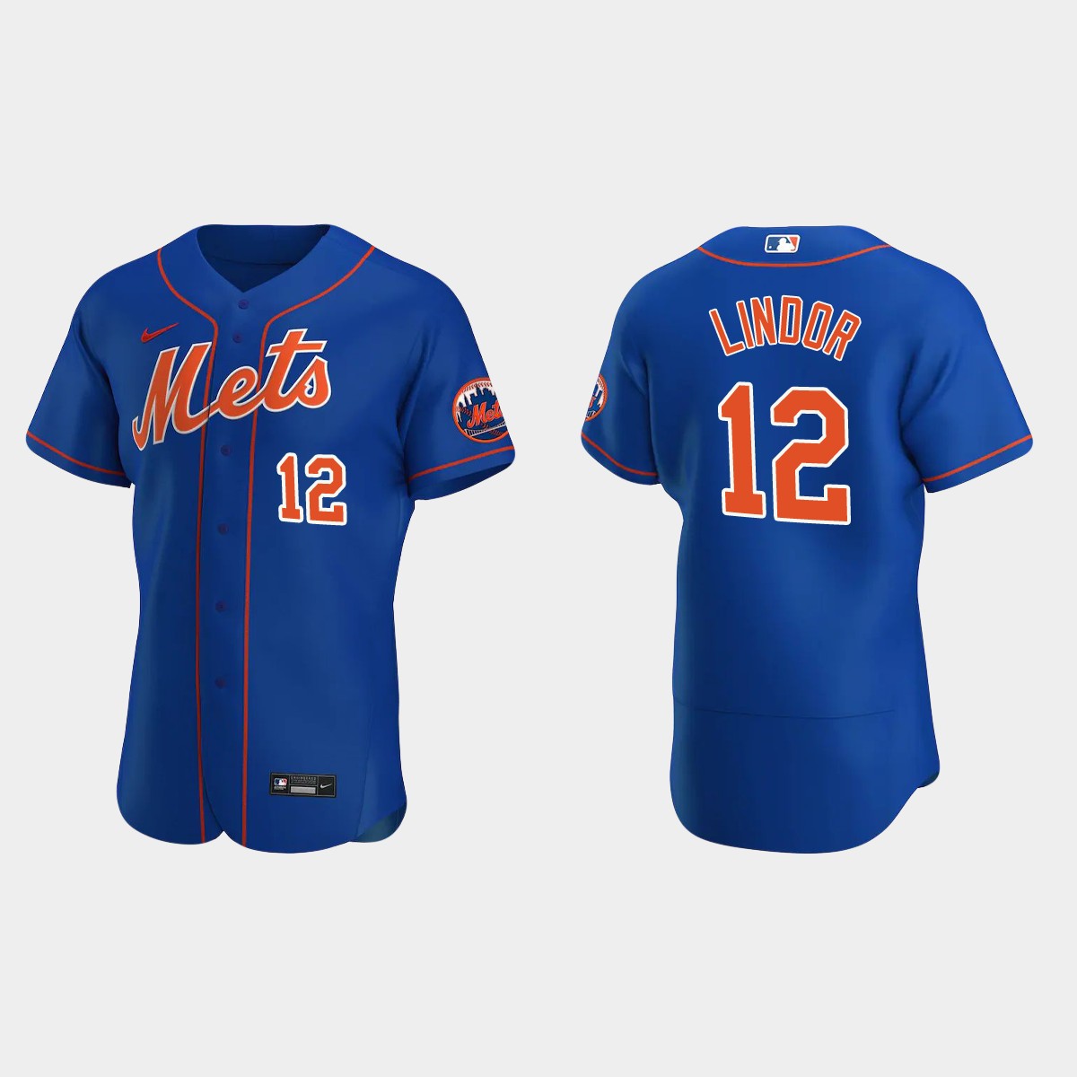 Francisco Lindor #12 New York Mets Alternate Jersey - Royal