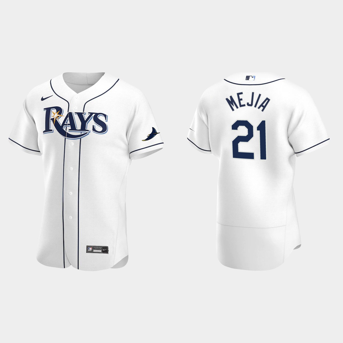 Francisco Mejia Tampa Bay Rays Home Jersey – White