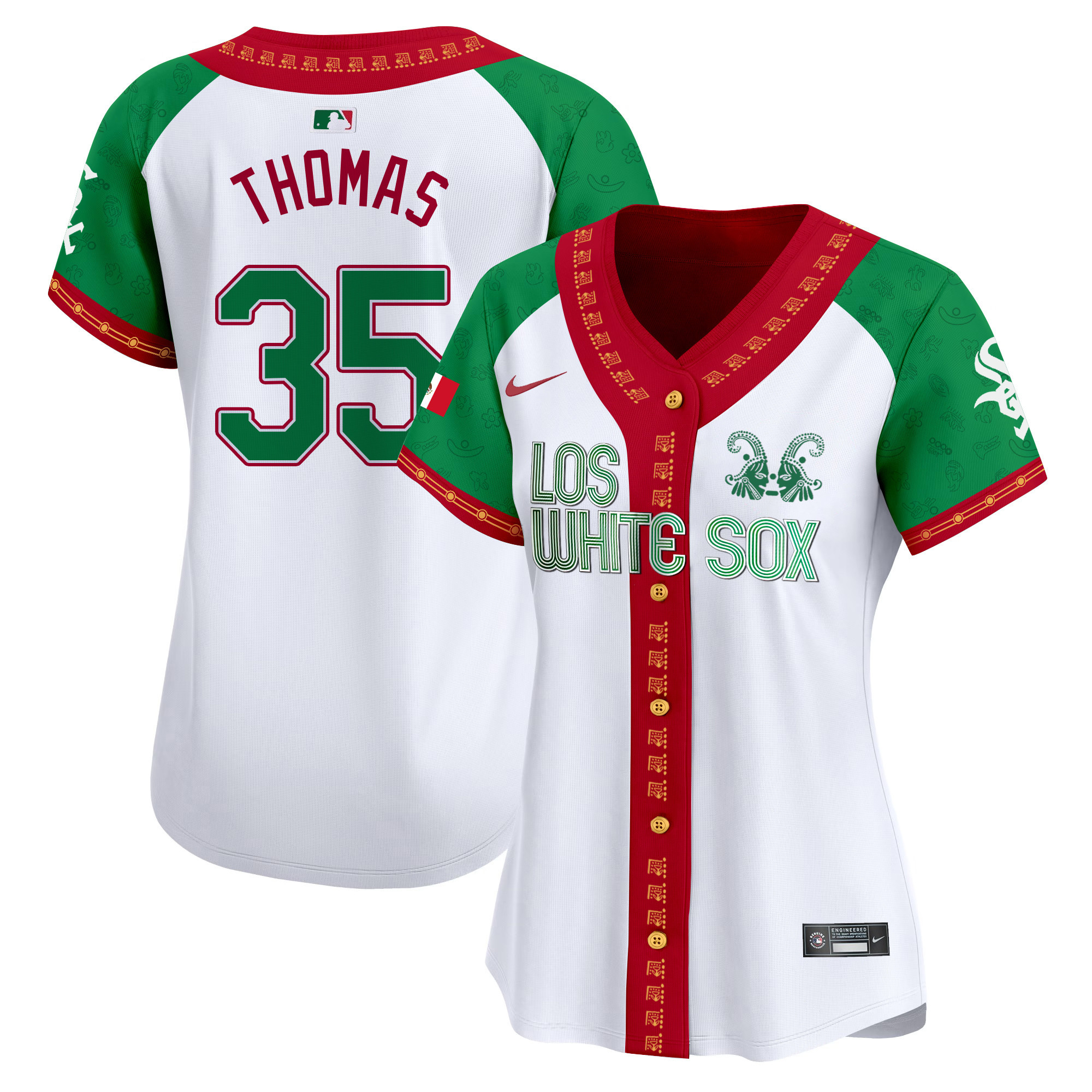 Frank Thomas Women's Chicago White Sox Mexico Vapor Premier Limited Alternate Jersey - All Stitched