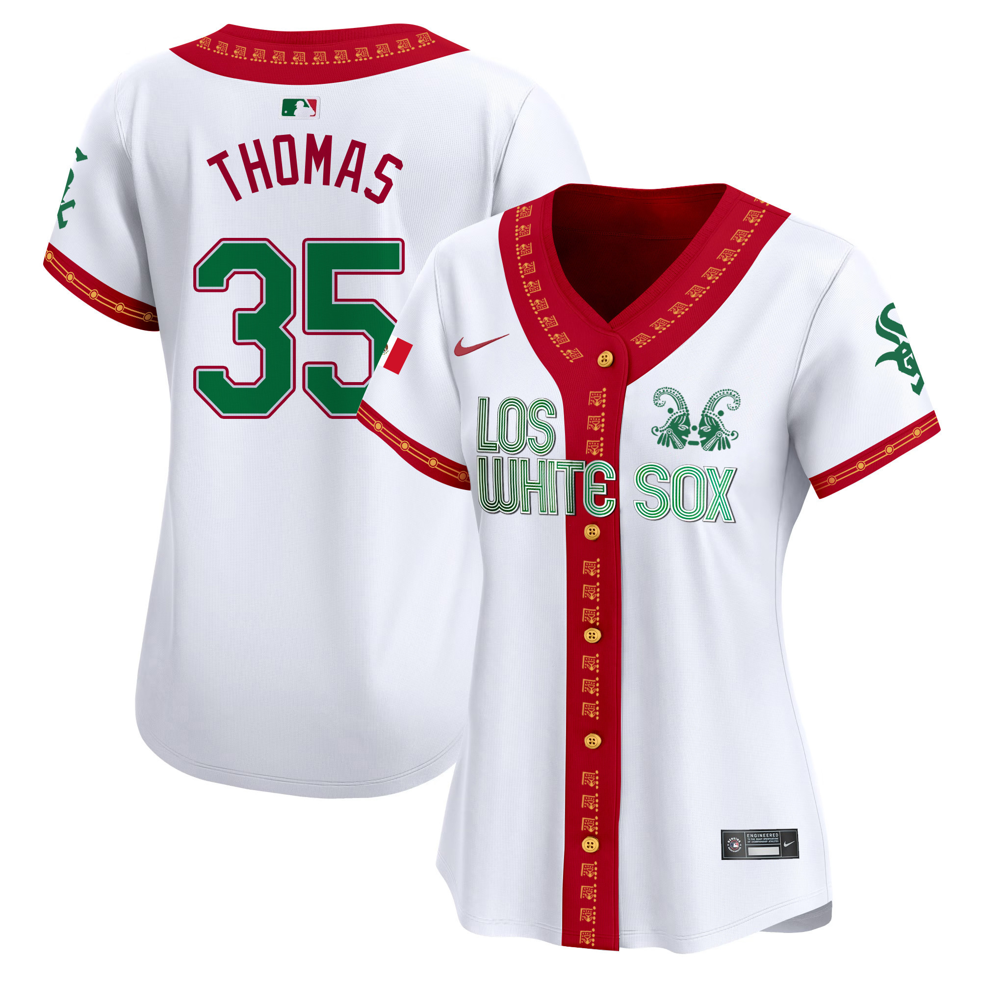 Frank Thomas Women's Chicago White Sox Mexico Vapor Premier Limited Jersey - All Stitched