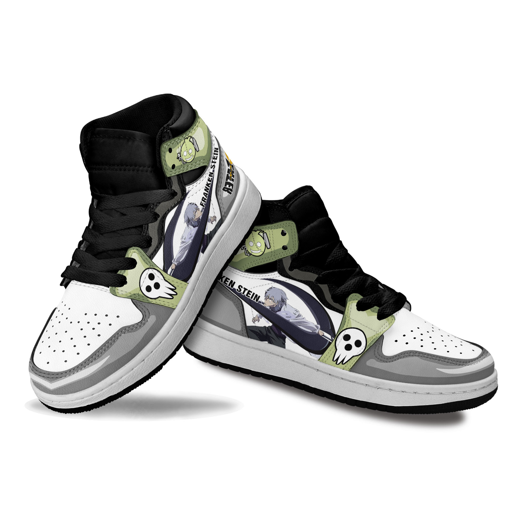 Franken Stein Kids Sneakers Custom Soul Eater Anime Shoes For Kids