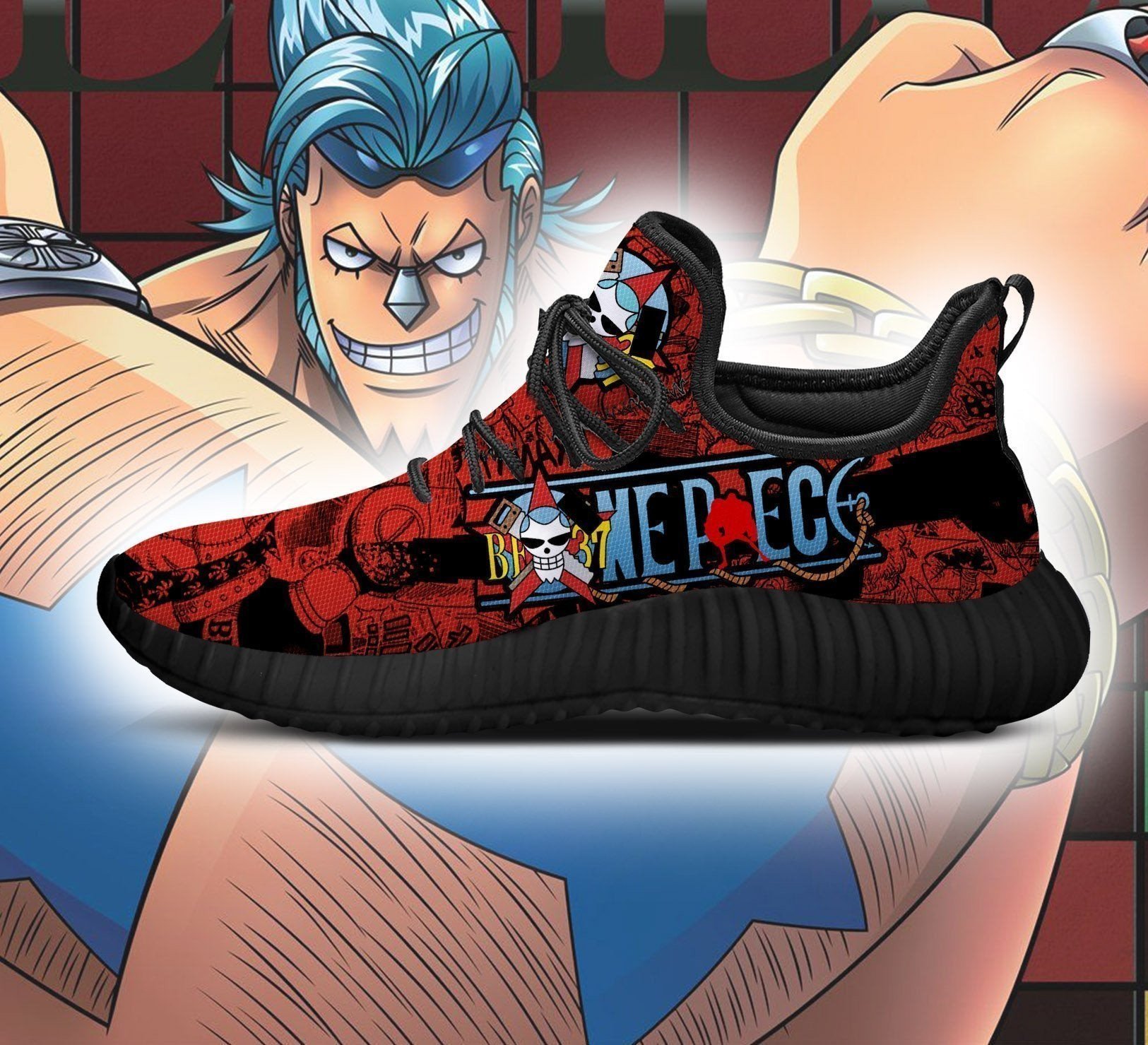 Franky Reze Shoes One Piece Anime Shoes Fan Gift Idea