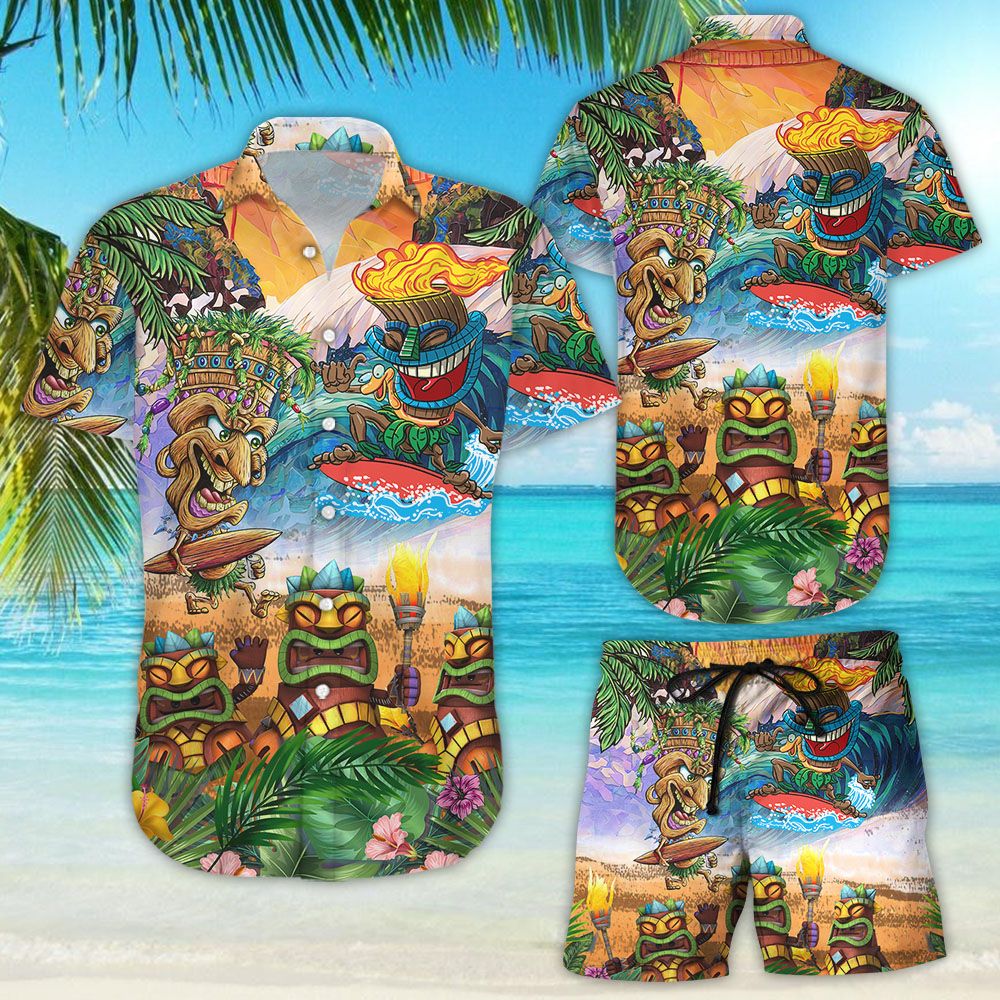 Freaky Tiki Hawaiian Shirt – Funny Beach Get Here Tiki Hawaii Shirt – Gifts For Men Summer