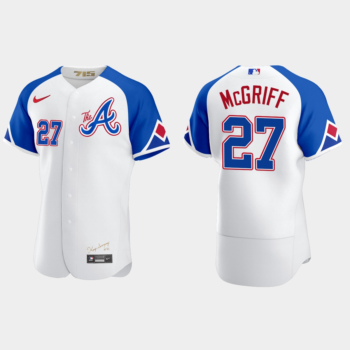 Fred McGriff Atlanta Braves City Connect Jersey - White