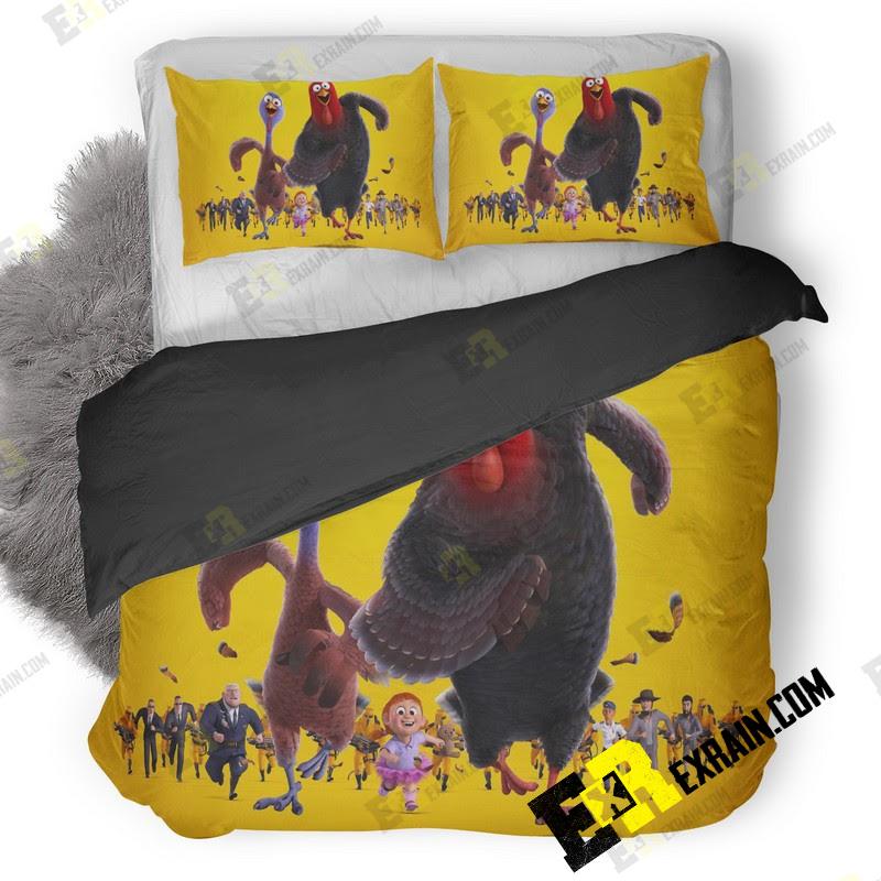 Free Birds Movie 3D Customized Duvet Cover Bedding Set