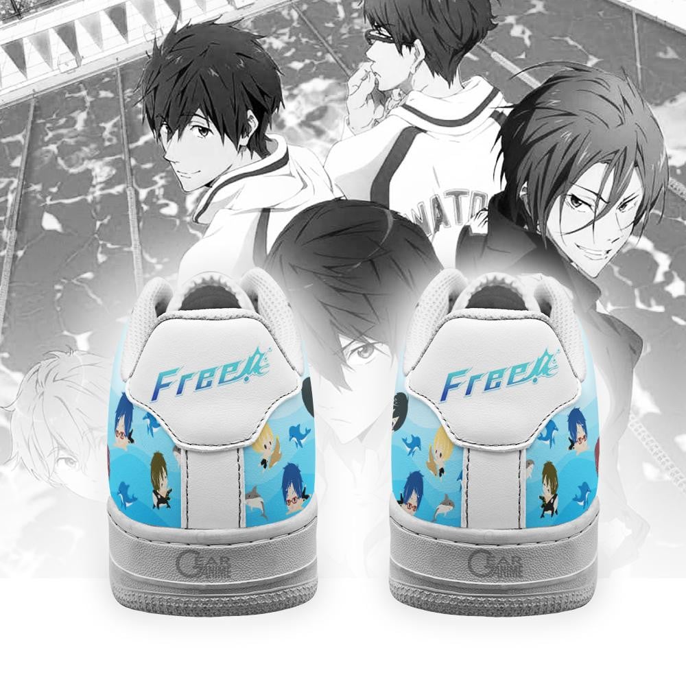 Free Iwatobi Swim Club Chibi Air Sneakers Custom Anime Shoes