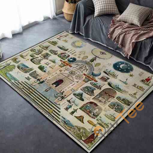 Freemasonry Area Rectangle Rug