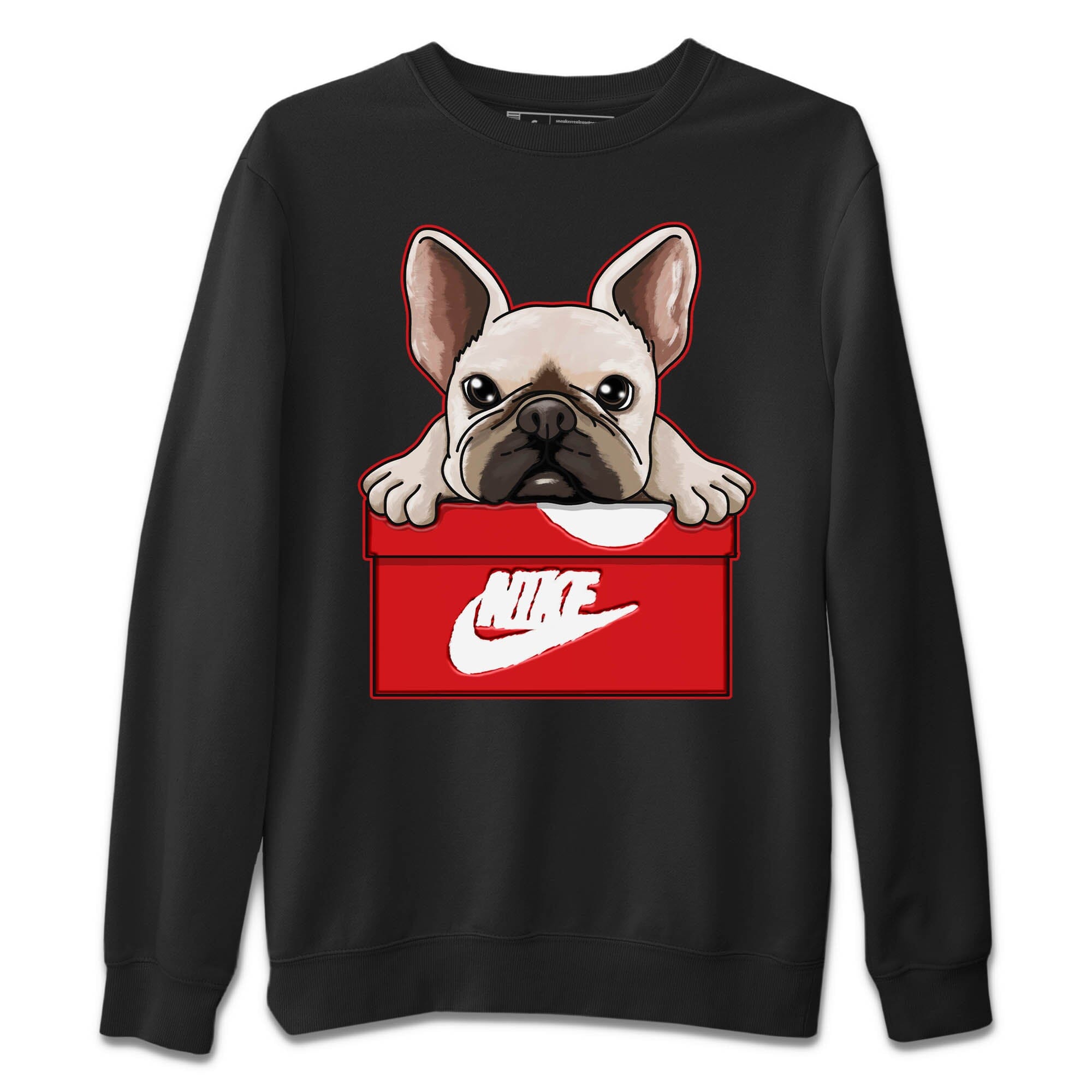 French Bulldog Unisex Sweater – Air Jordan 1 lost & found, Sneakers Matching Sweater