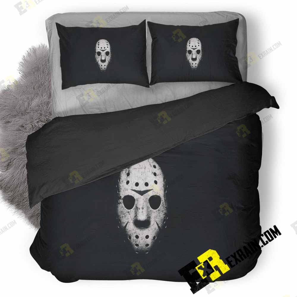 Friday The 13Th Monochrome Xs 3D Customized Duvet Cover Bedding Set