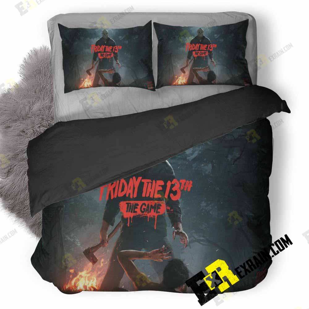 Friday The 13Th The Game Ad 3D Customized Duvet Cover Bedding Set