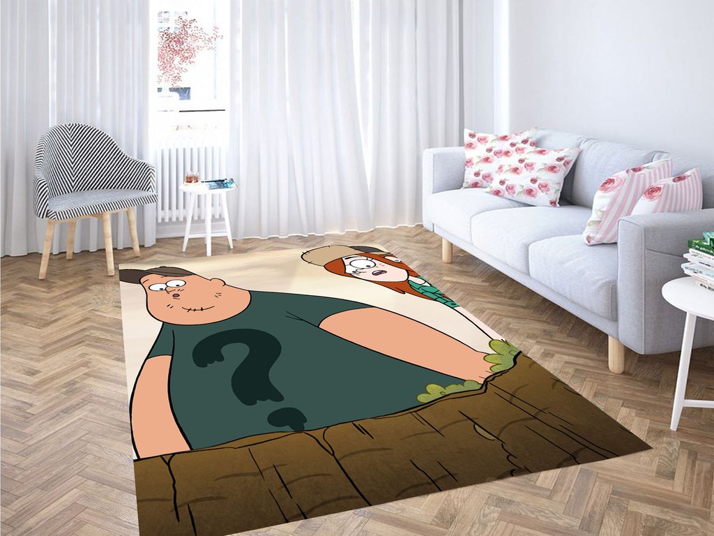 Friend Wendy Gravity Falls Living Room Modern Carpet Rectangle Rug