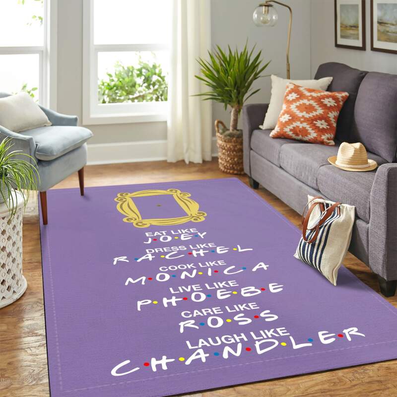 Friends Tv Show Carpet Area Rectangle Rug
