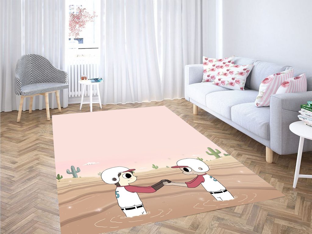 Friendship Summer Camp Island Living Room Modern Carpet Rectangle Rug