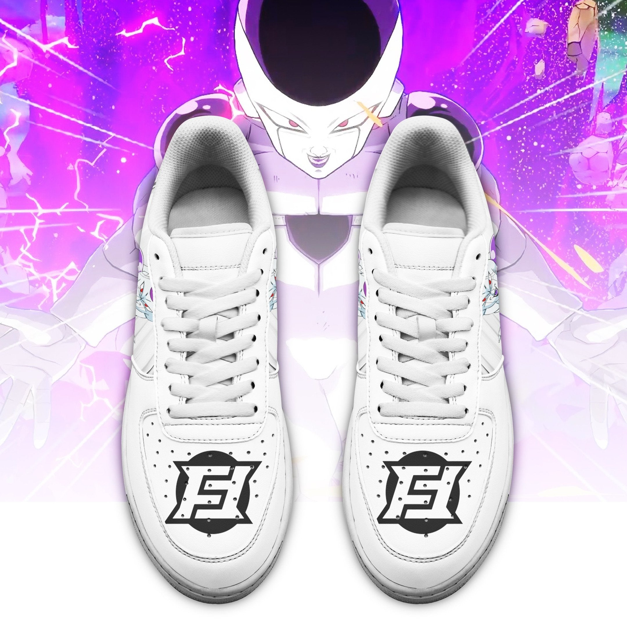 Frieza Air Sneakers Custom Anime Dragon Ball Shoes Simple Style