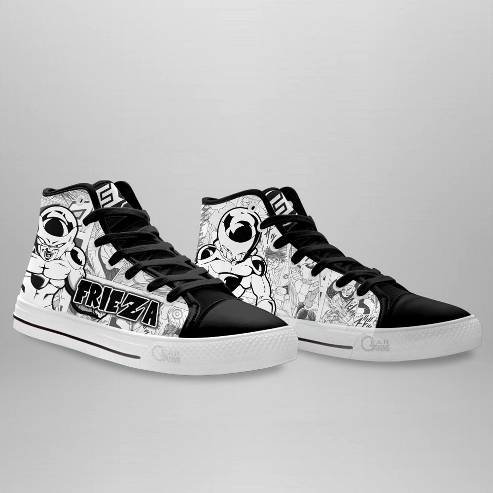 Frieza High Top Shoes Dragon Ball Custom Manga Sneakers