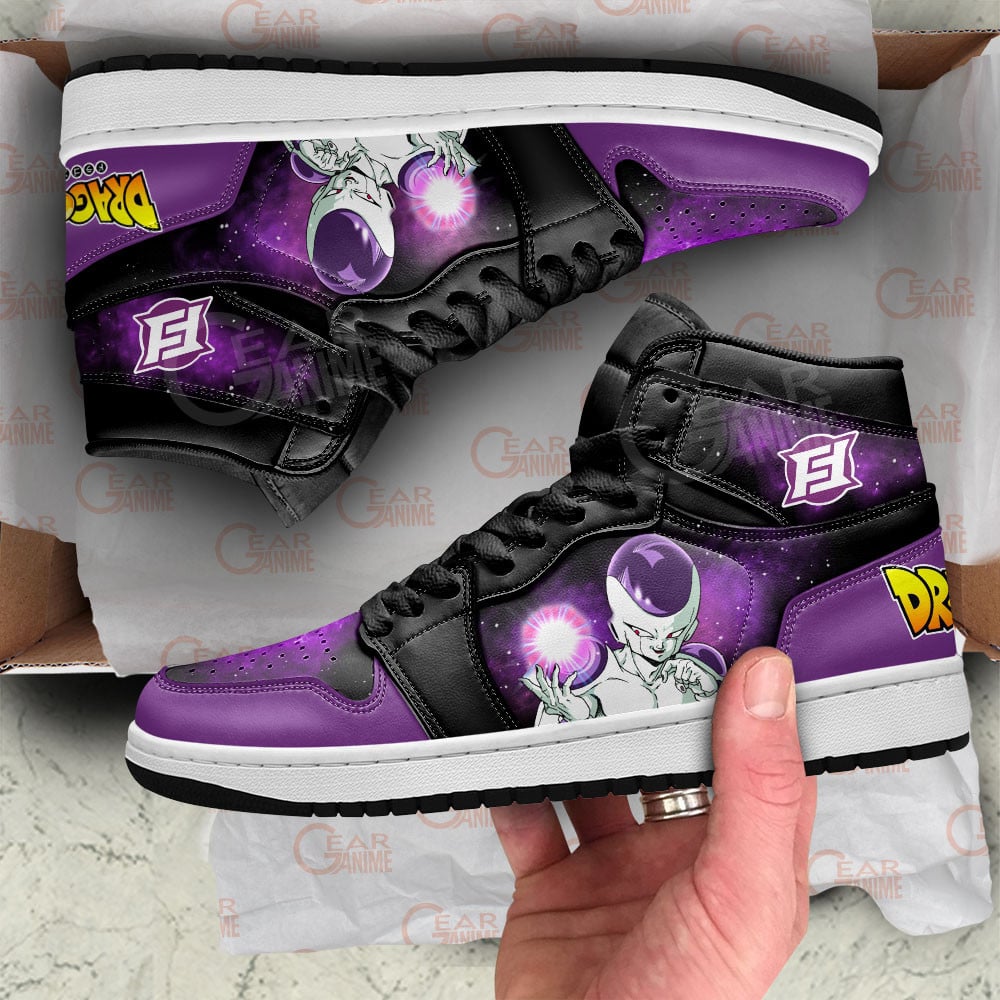 Frieza JD1s Sneakers Dragon Ball Anime Shoes Mix Galaxy, Air Jordan Hightop