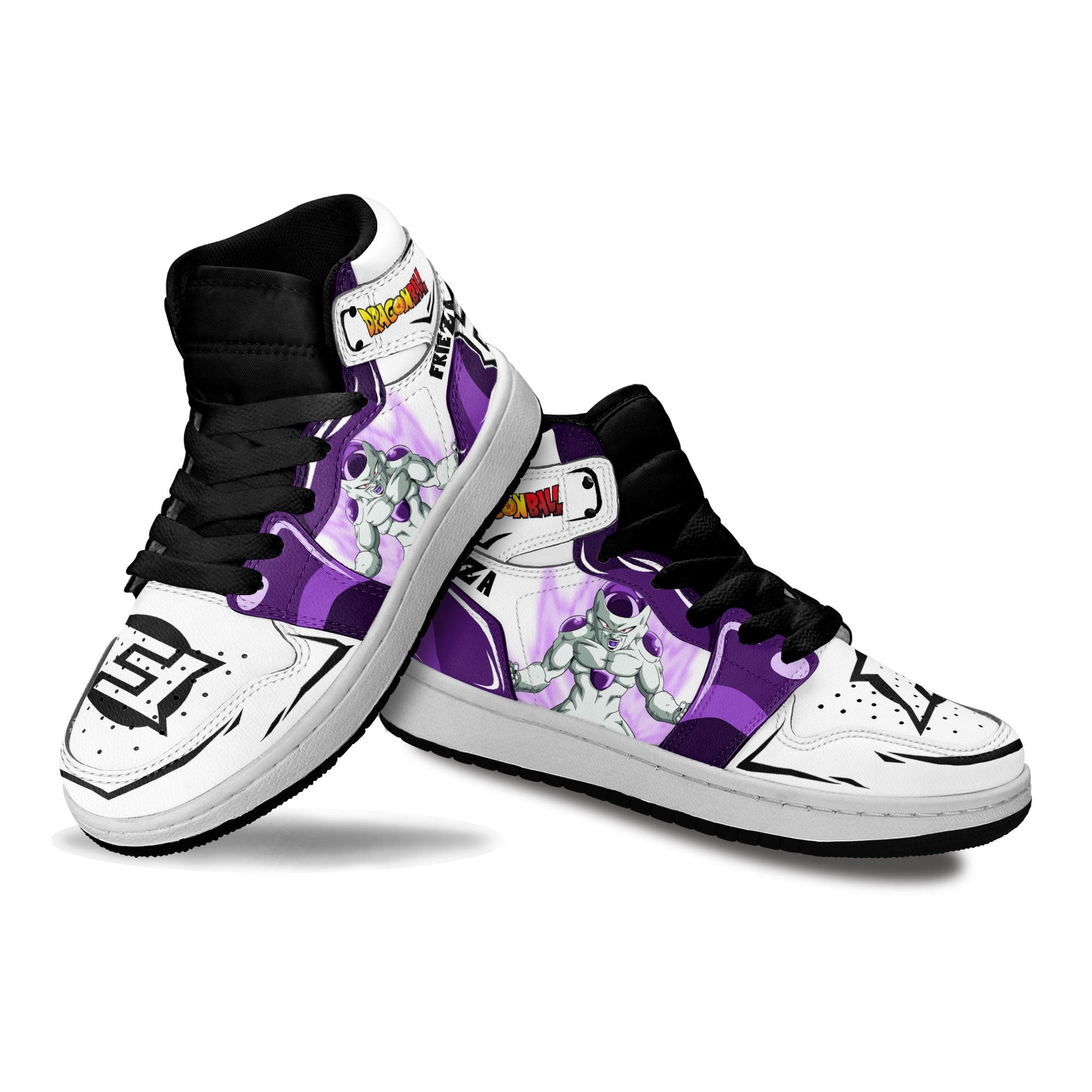 Frieza Kids Sneakers Custom Anime Dragon Ball Shoes For Kids