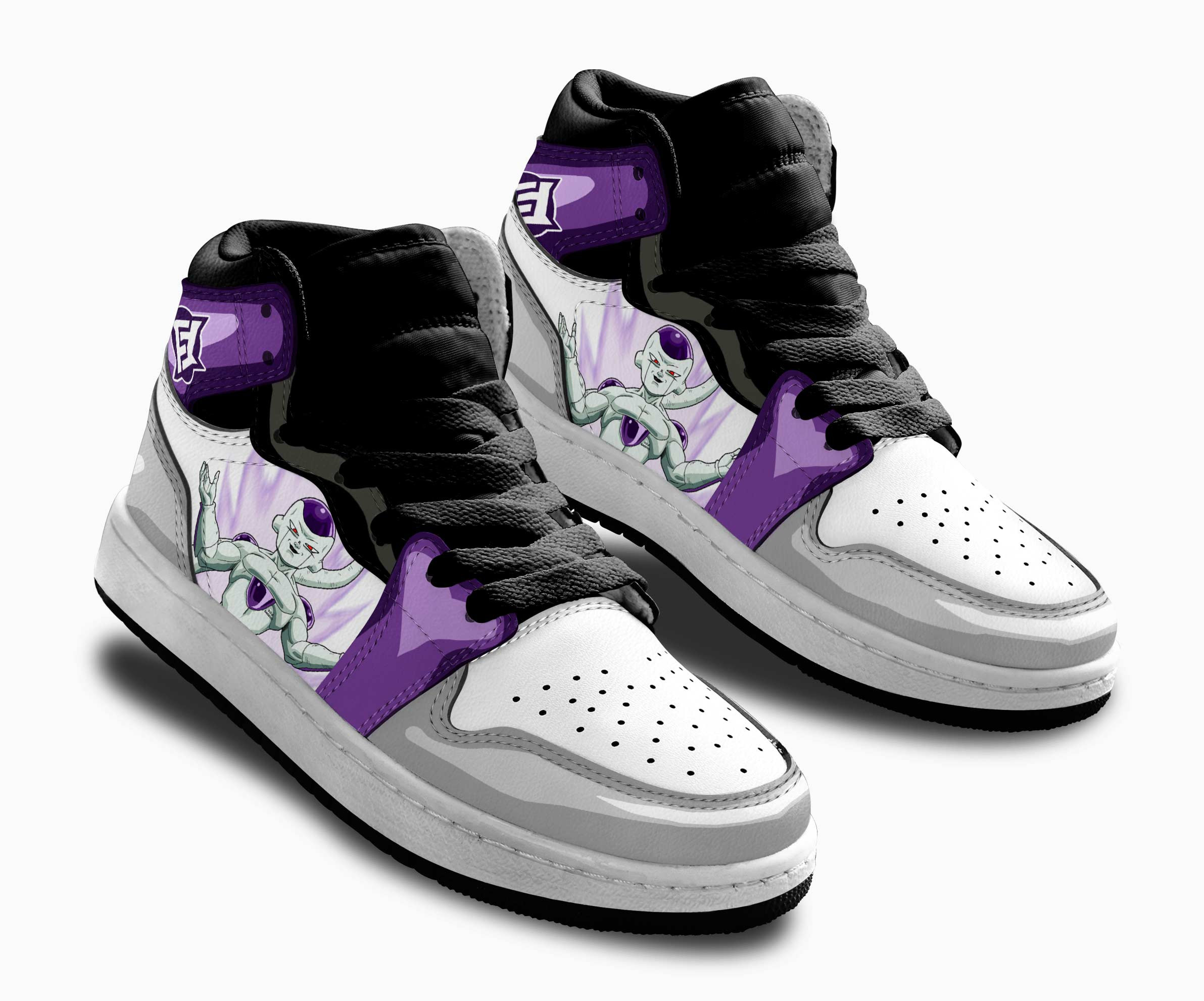 Frieza Kids Sneakers Custom Dragon Ball Anime Shoes For Kids