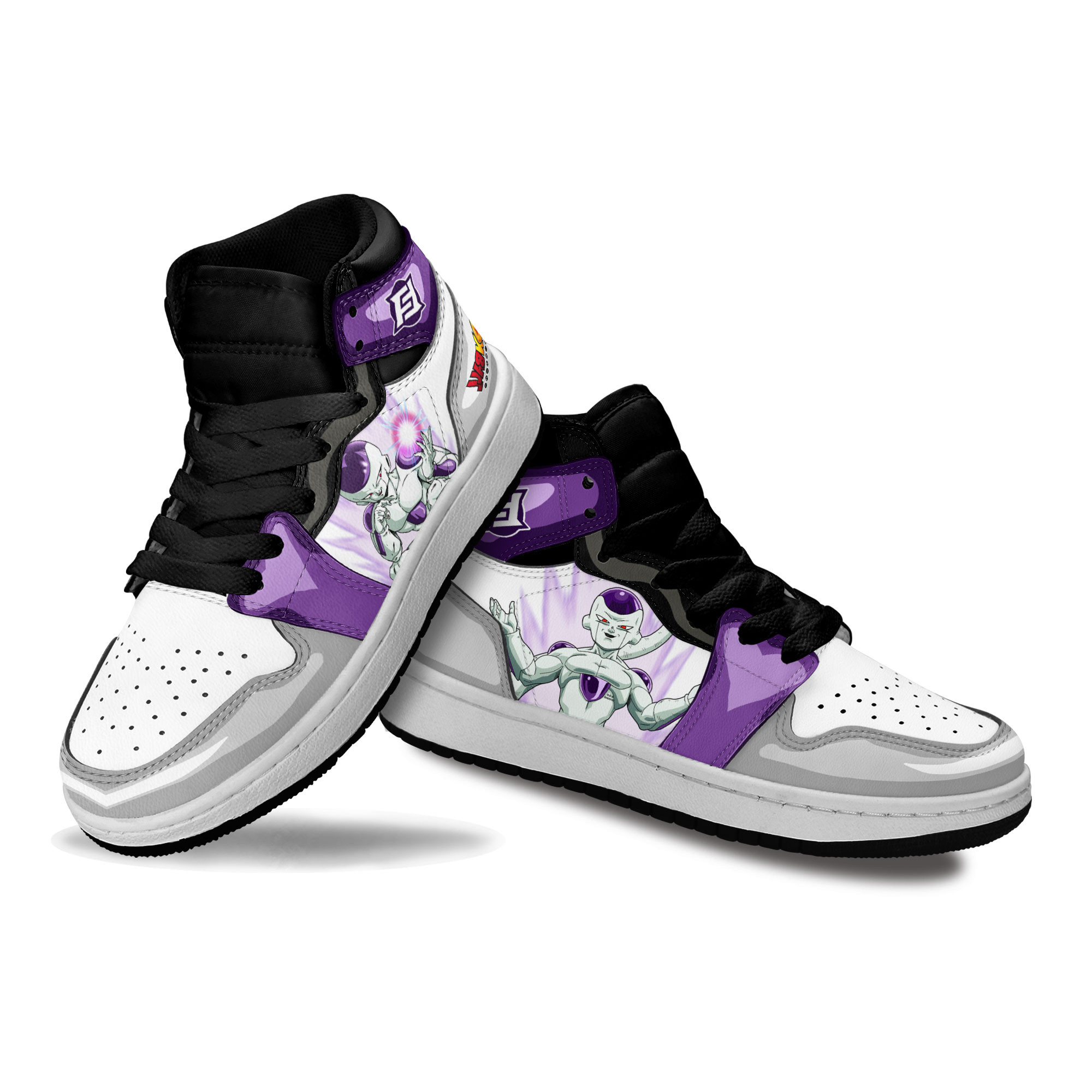 Frieza Kids Sneakers Custom Dragon Ball Anime Shoes For Kids