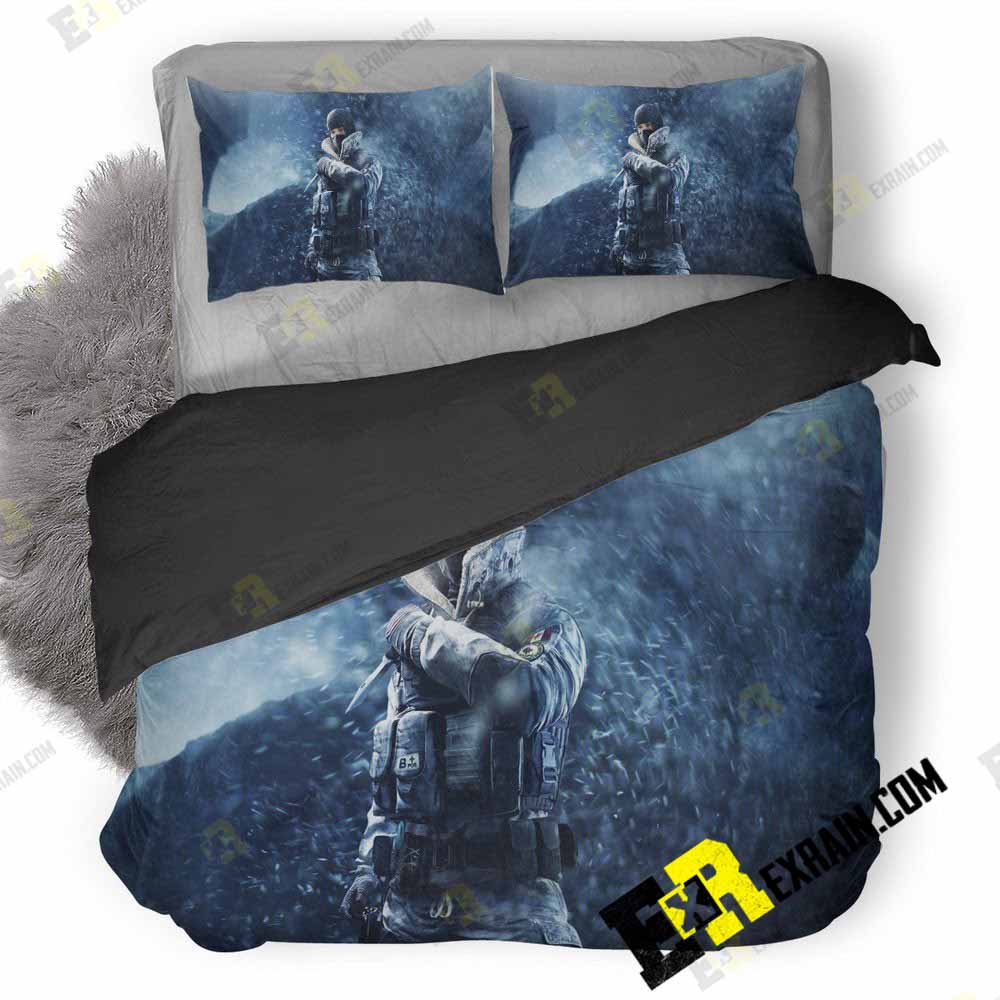 Frost Tom Clancys Rainbow Six Siege O2 3D Customized Duvet Cover Bedding Set
