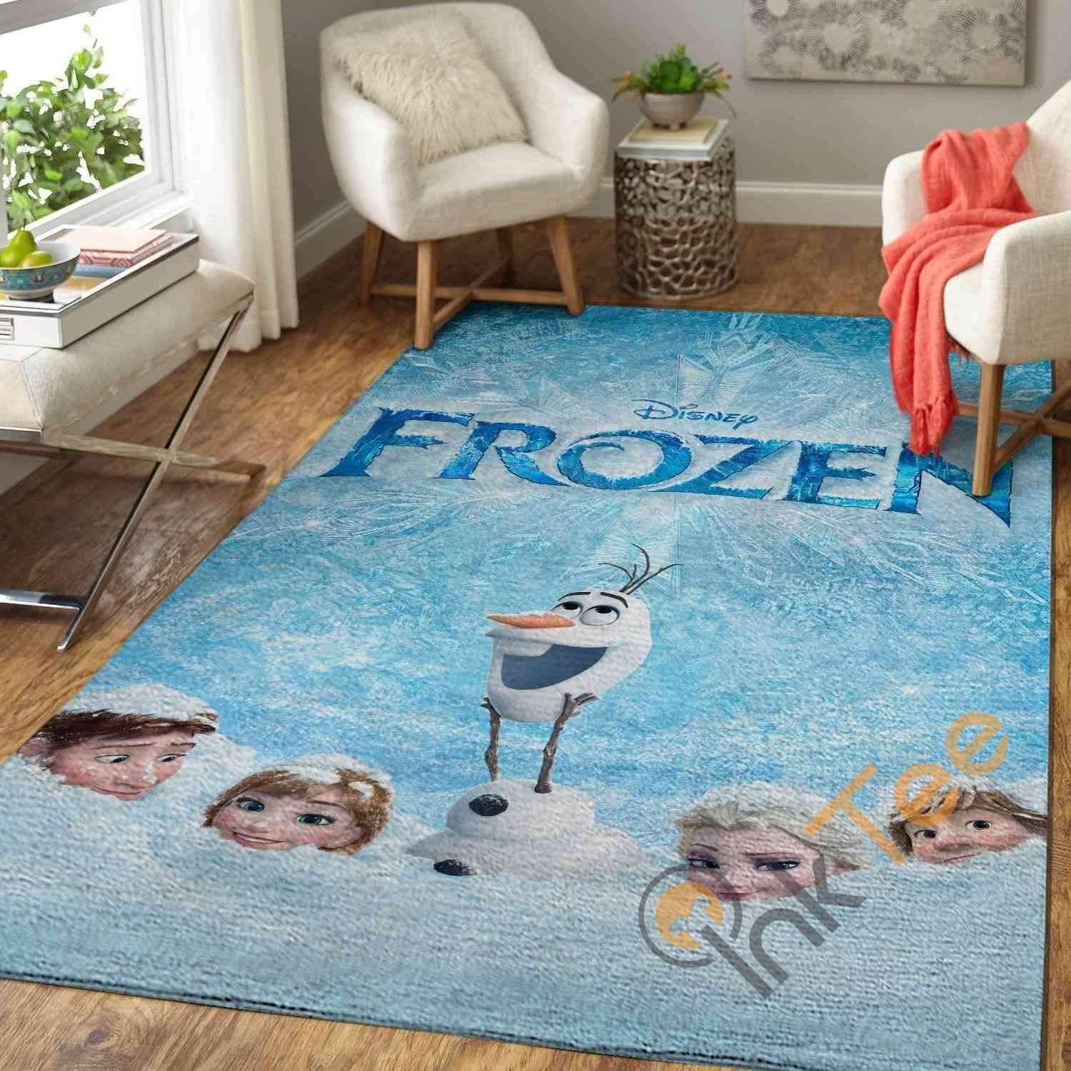 Frozen Area Rectangle Rug