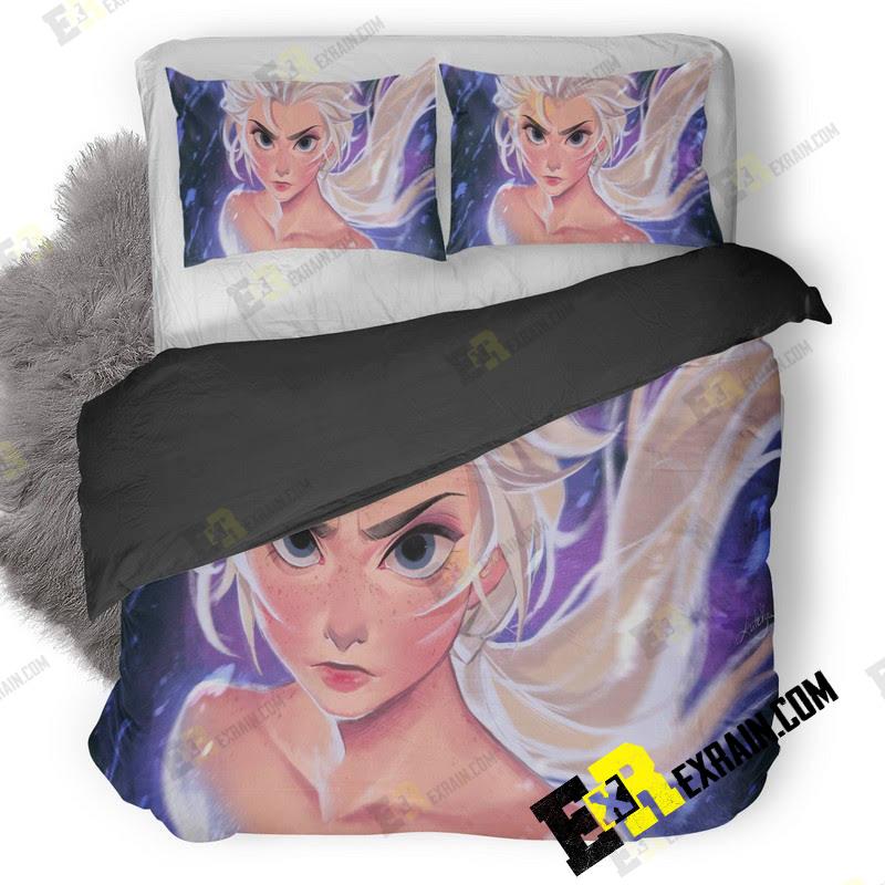 Frozen Elsa Art G2 3D Customized Duvet Cover Bedding Set