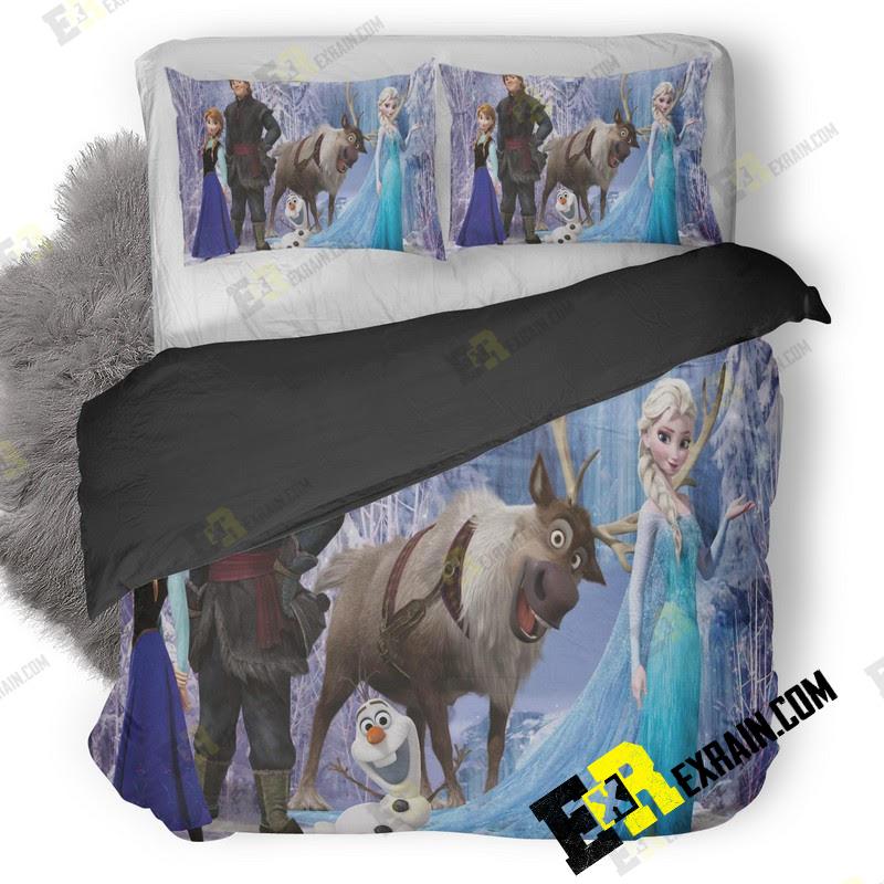 Frozen Movie 3D Customized Duvet Cover Bedding Set