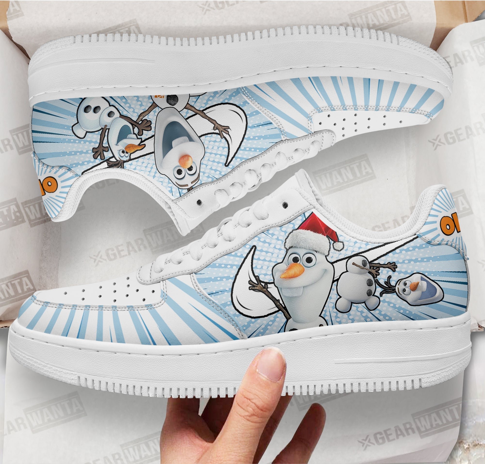 Frozen Olaf Air Sneakers Custom