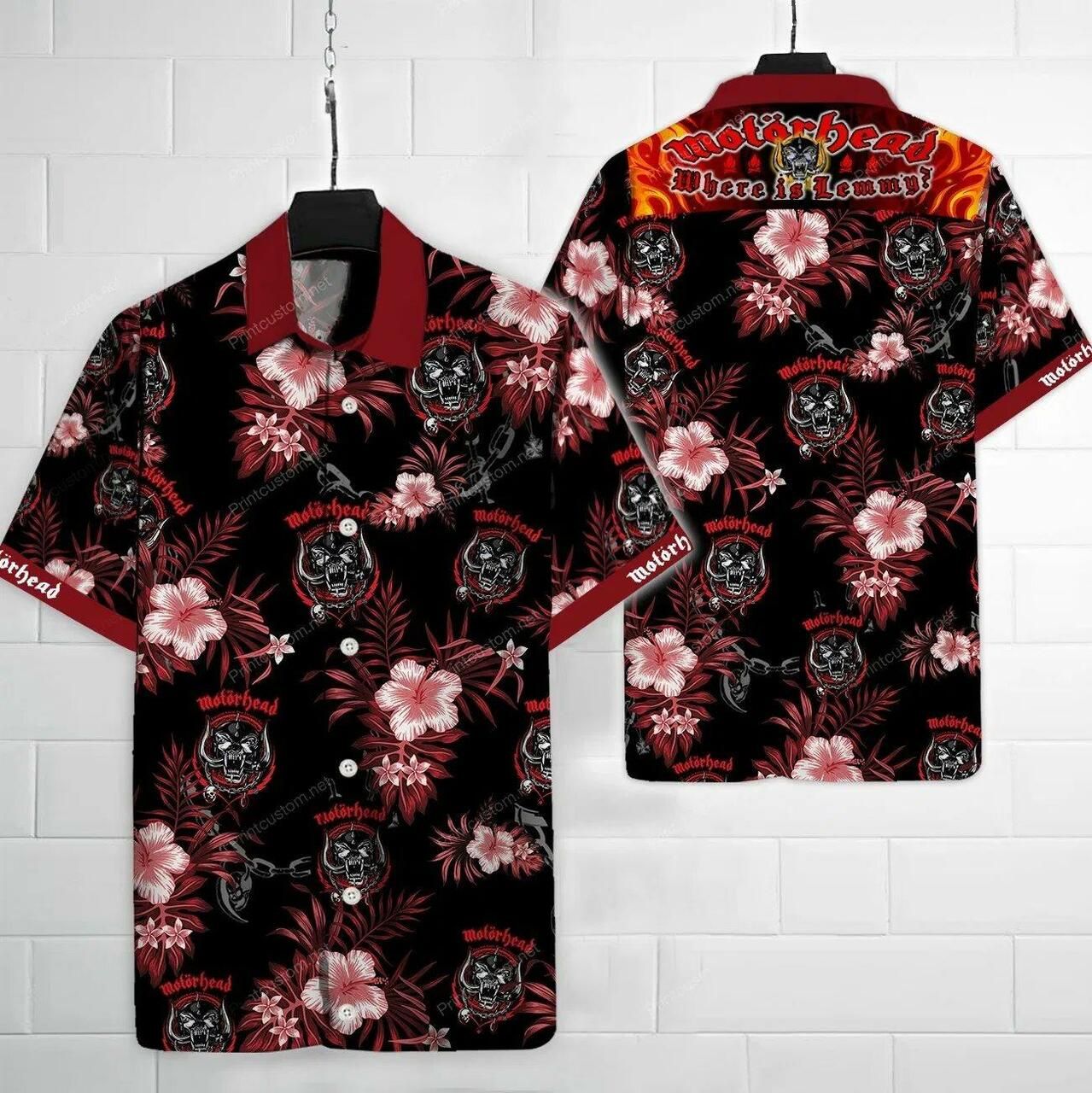 Fructi Motorhead Hawaii Shirt Fashion Island Tourism 3D All Over Print Shirt3714