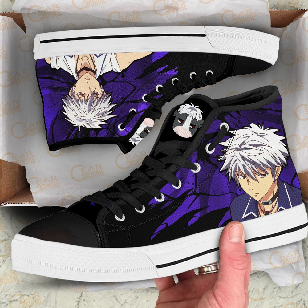 Fruit Basket Hatsuharu Souma High Top Shoes Custom Anime Sneakers
