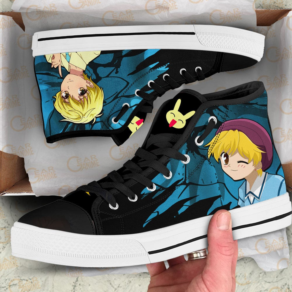Fruit Basket Momiji Souma High Top Shoes Custom Anime Sneakers