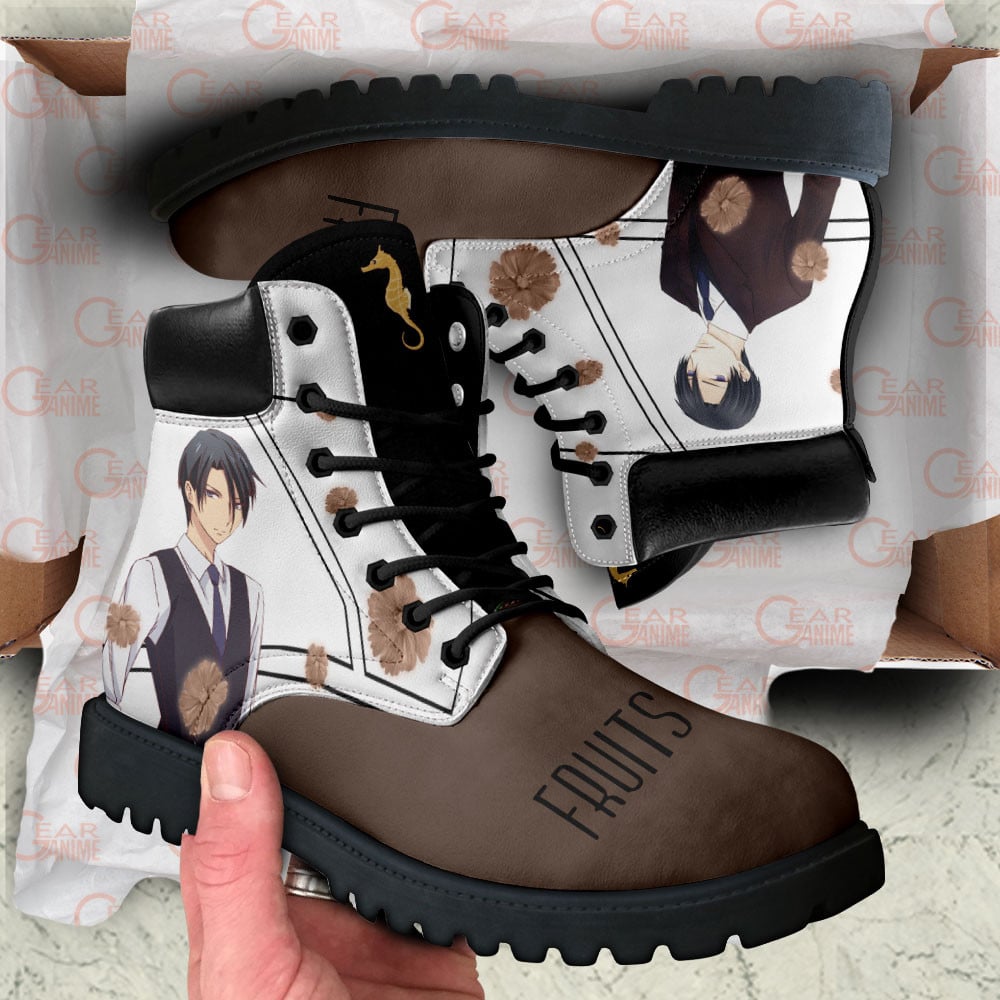 Fruits Basket Hatori Sohma Boots Anime Custom Shoes