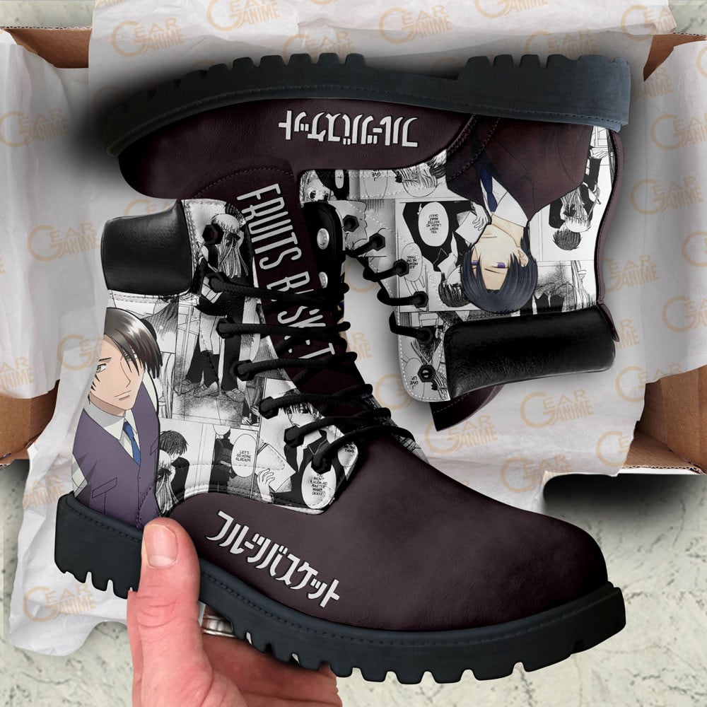 Fruits Basket Hatori Sohma Boots Anime Custom Shoes
