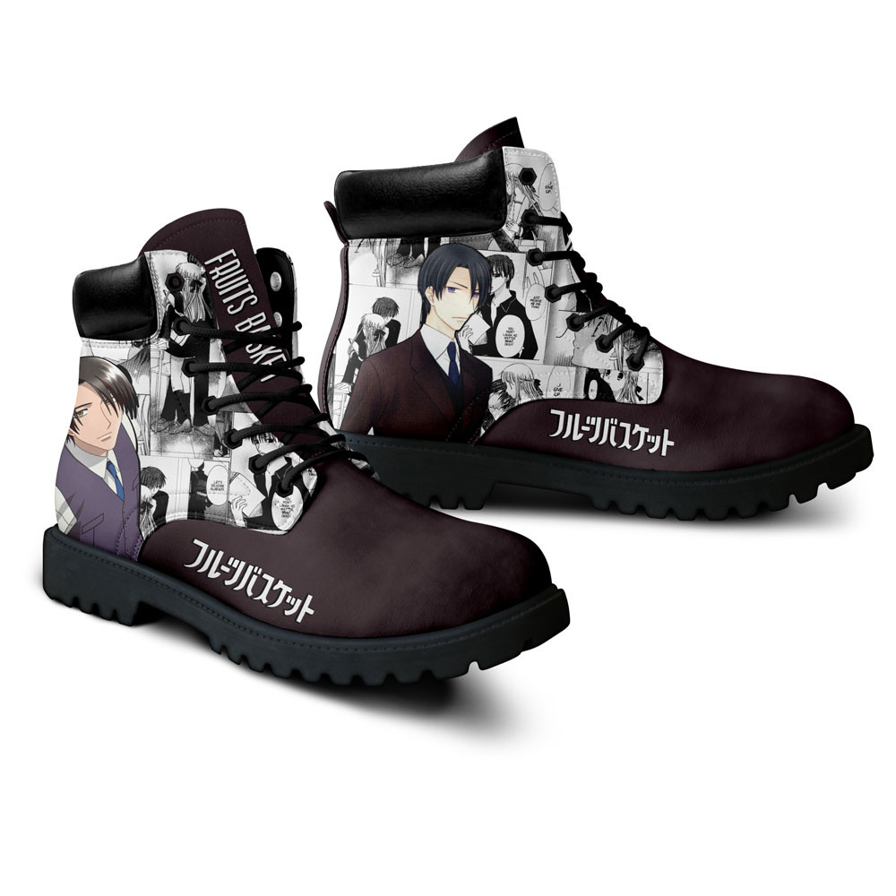 Fruits Basket Hatori Sohma Boots Anime Custom Shoes