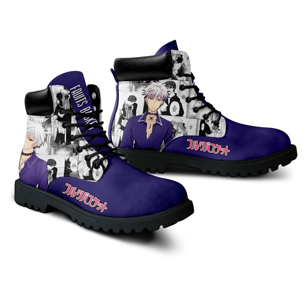 Fruits Basket Hatsuharu Sohma Boots Anime Custom Shoes