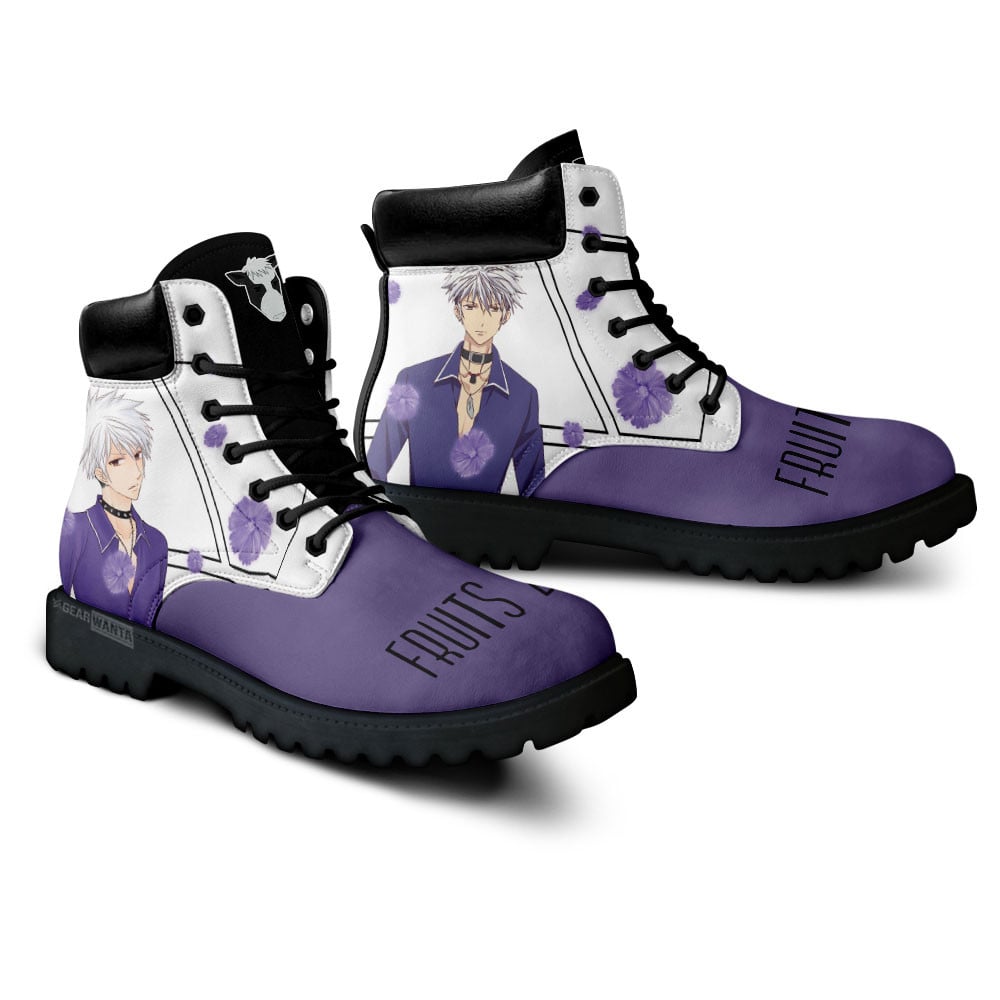 Fruits Basket Hatsuharu Sohma Boots Anime Custom Shoes