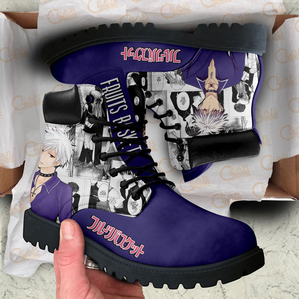 Fruits Basket Hatsuharu Sohma Boots Anime Custom Shoes